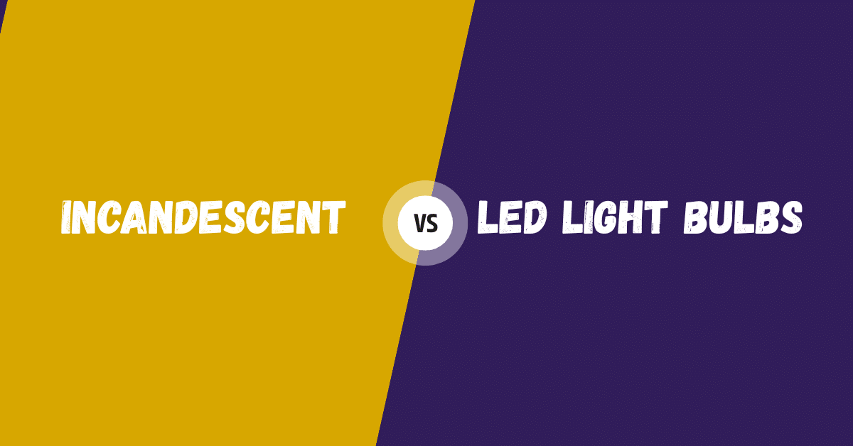 Incandescent vs LED Light Bulbs