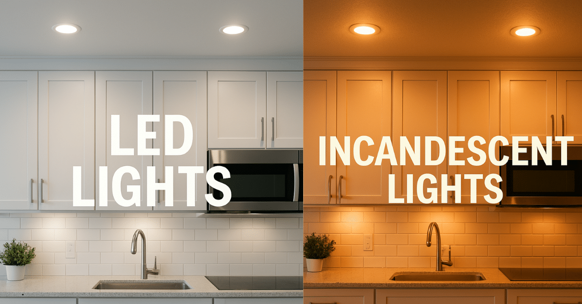 LED lights vs Incandescent lights