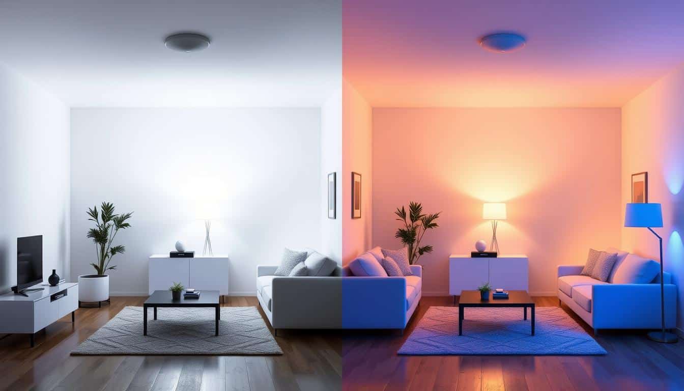 cool white vs warm white comparison