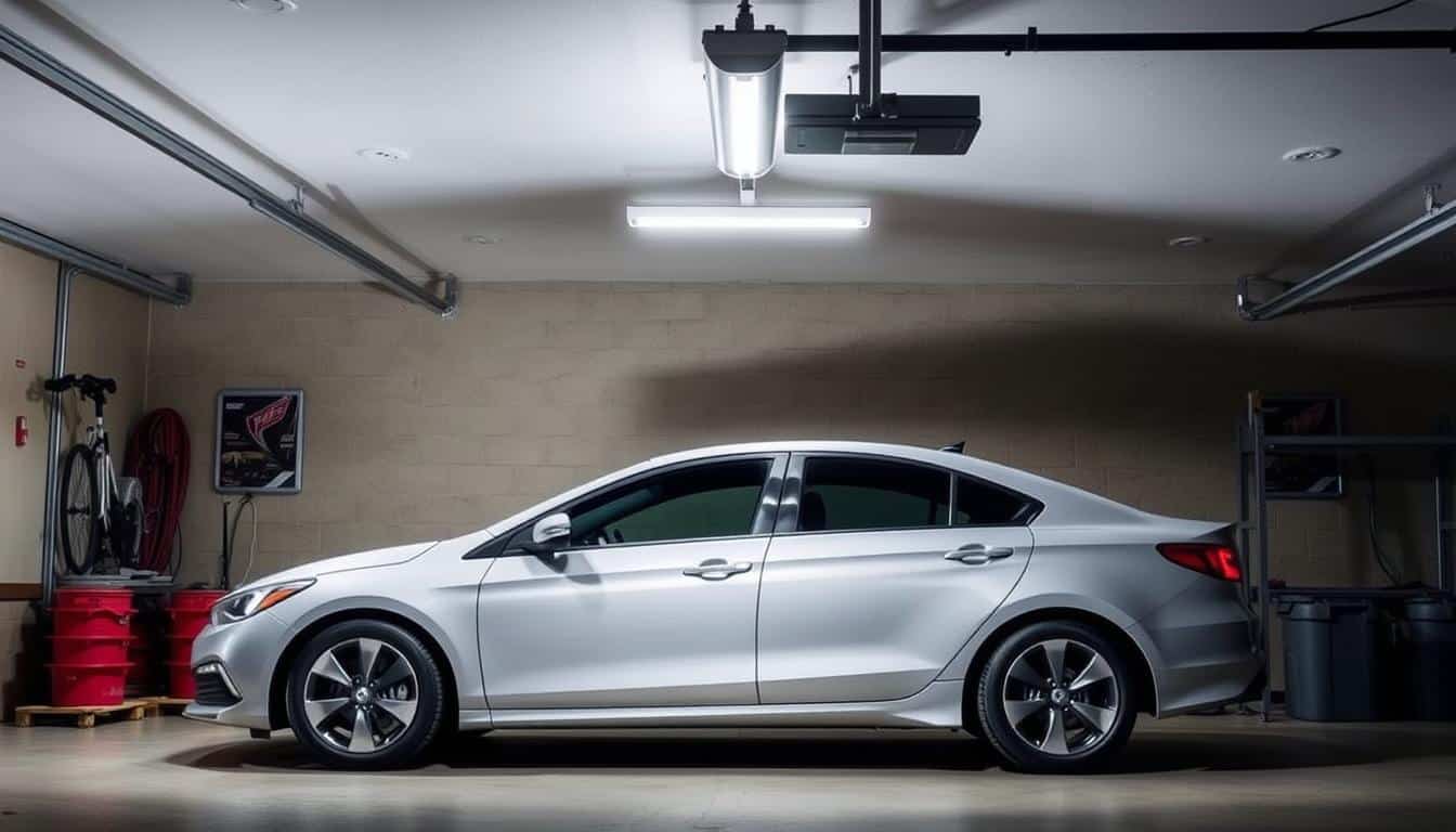 LED lighting in car parking garage
