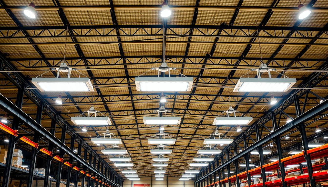 Industrial warehouse LED lighting