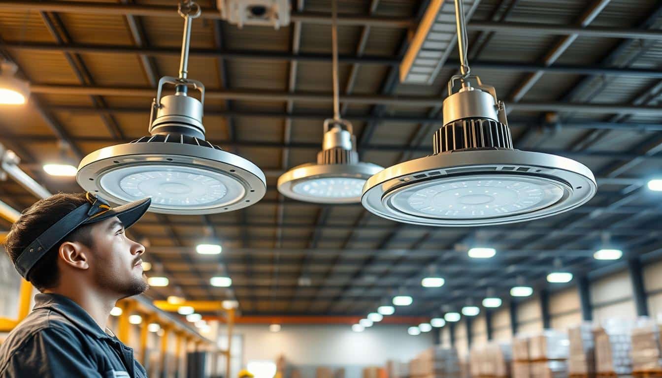 Industrial warehouse lighting