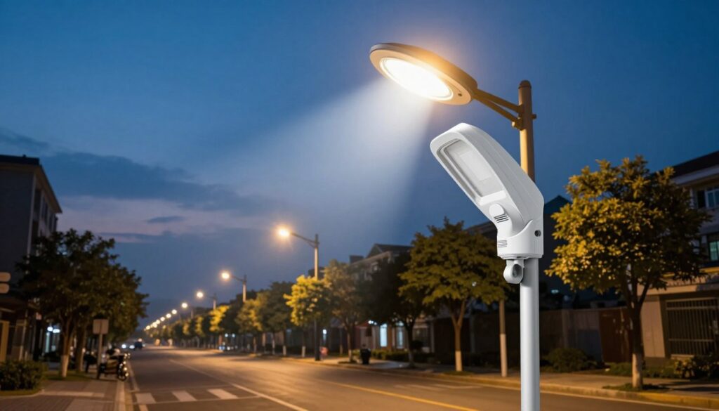 LED Street Light vs Normal Street Light