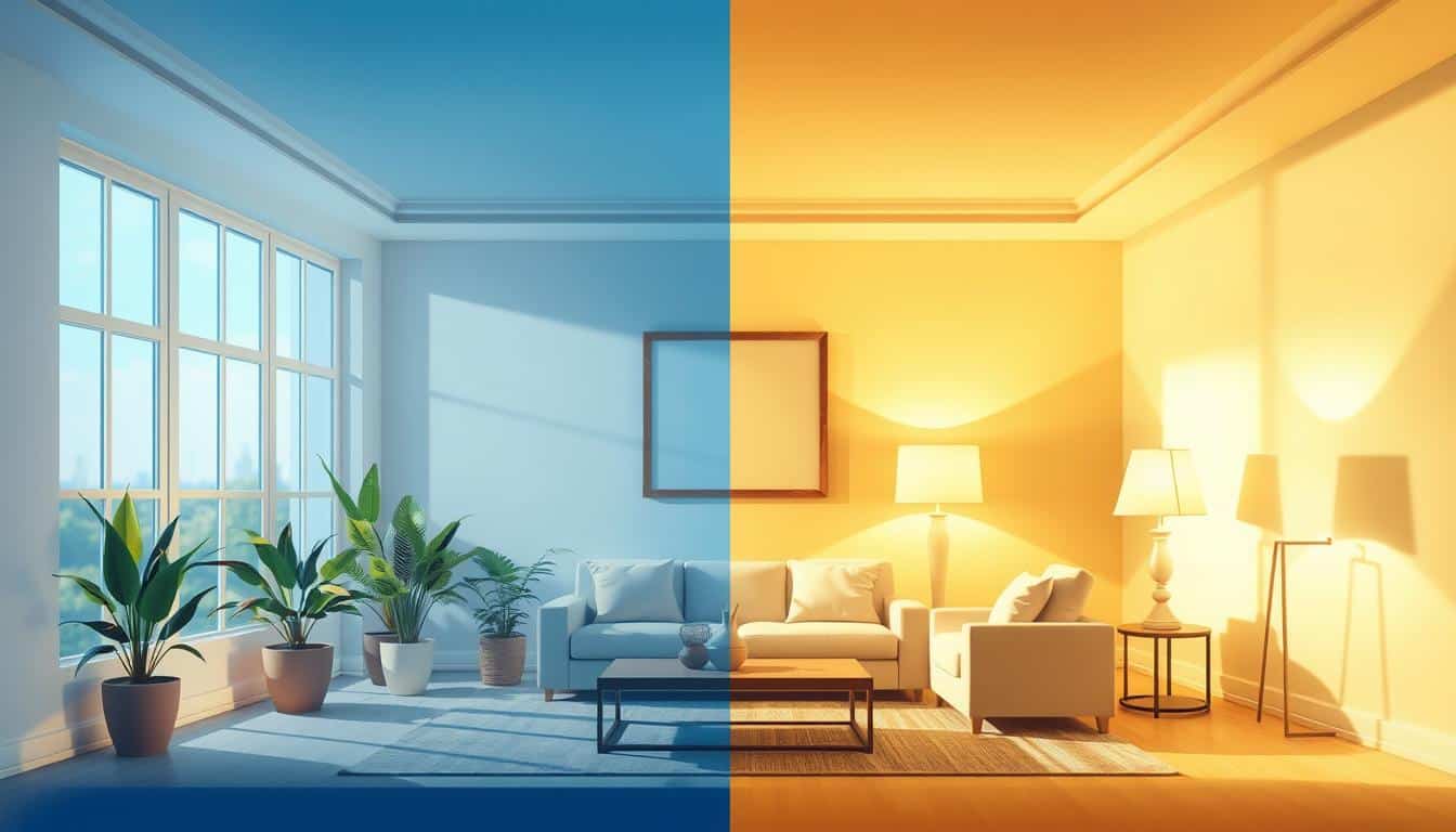 Daylight vs Soft White Lighting