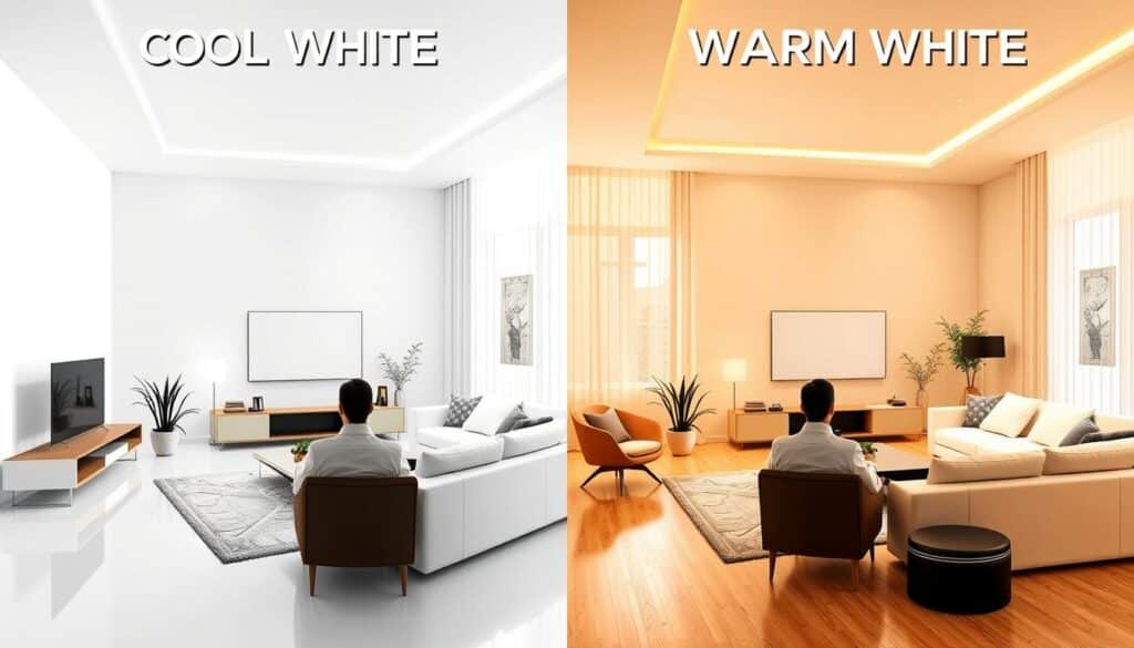 cool white vs warm white lighting comparison