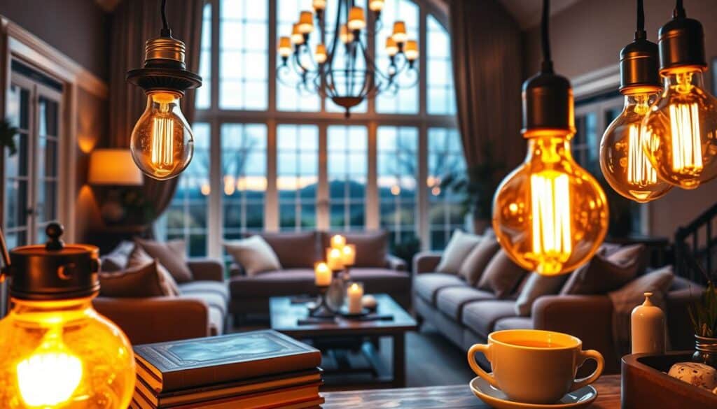 incandescent light in homes