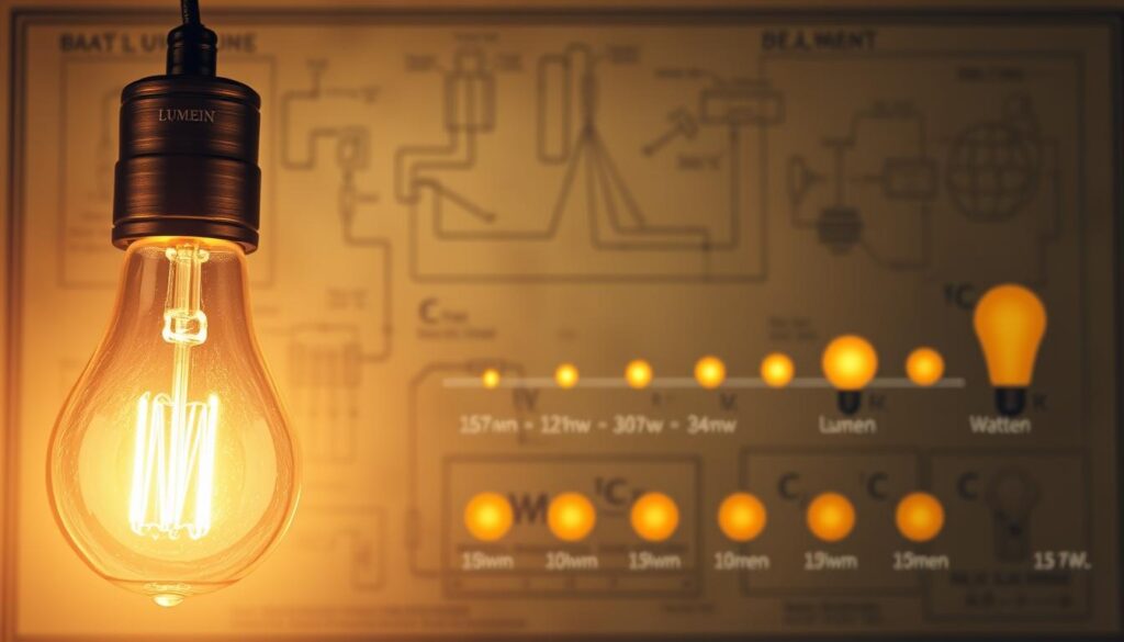 lumens to watts conversion