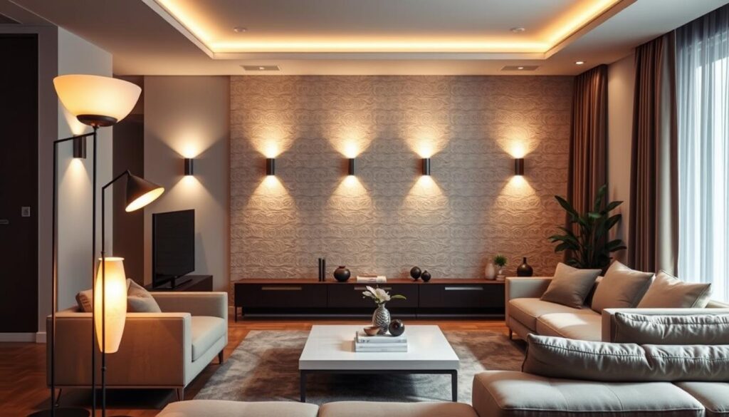uplighting applications in living rooms